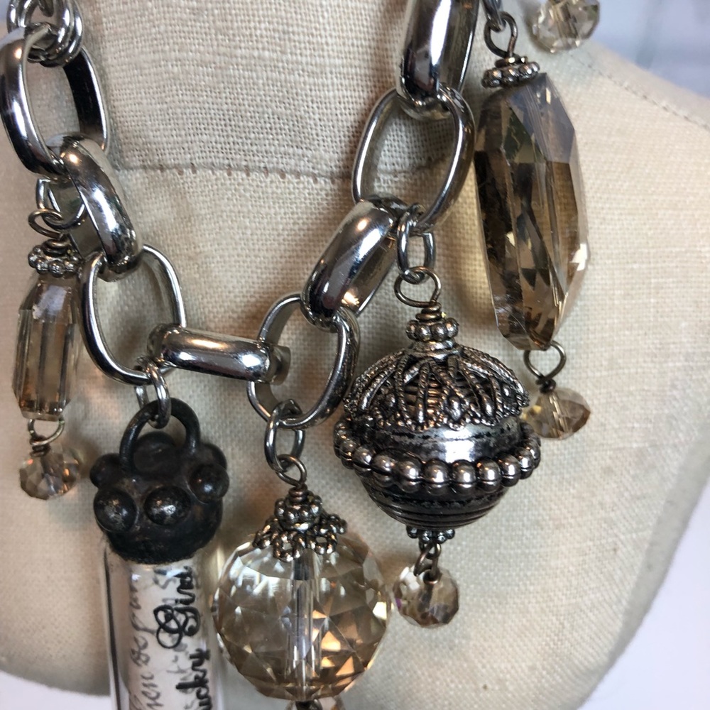 Handmade Women’s Charm Bracelet Toggle Closure